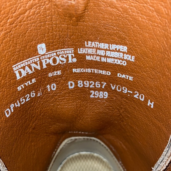 Dan Post Cowboy Python Skin cowboy boots - Picture 8 of 9